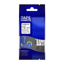 Letra Negra Fondo Blanco (FLEXIBLE p/CABLES) - (8mts. de Largo)