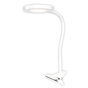 LÁMPARA A LED DE ESCRITORIO CON BASE DE PINZA - 10W - Luz Natural - 500 Lumens - Color Blanco