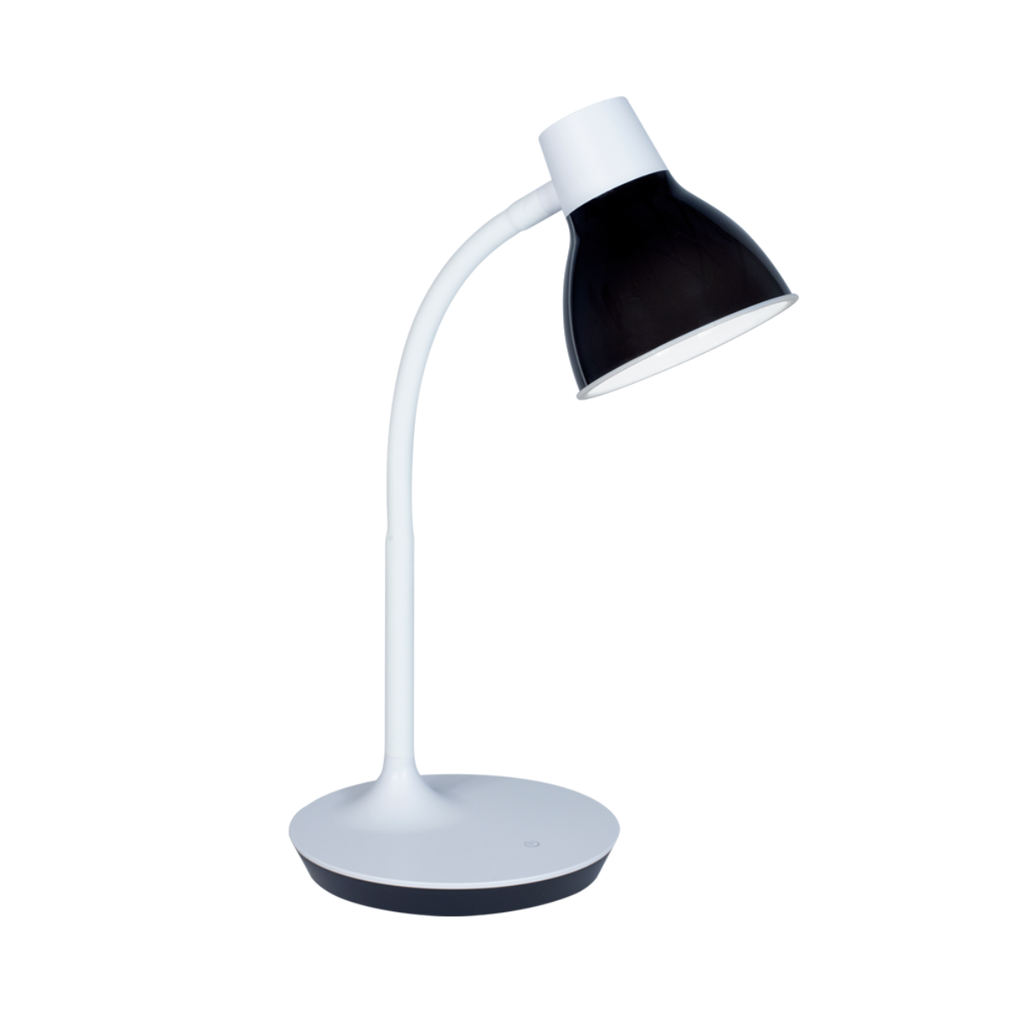 V. flex bco. soft touch; dim. + usb; cabezal negro; 4.5w led