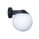 Globo p/ exterior c/pantalla de policarbonato opal Ø20cm