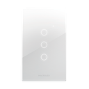 Tecla smart 10A 3 canales Macroled blanco