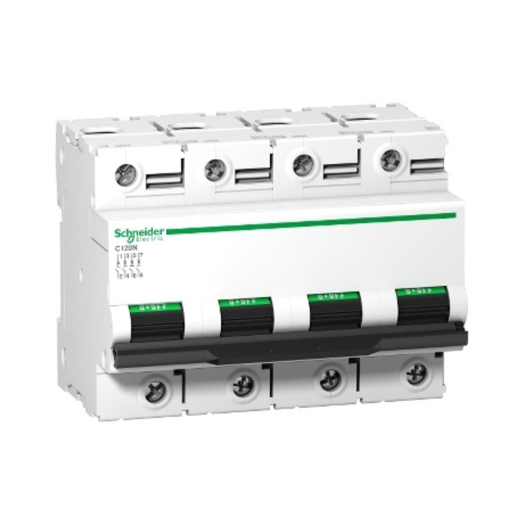 Interruptor Aut. Termomagnético Acti9 C120N 4P 100A Curva C