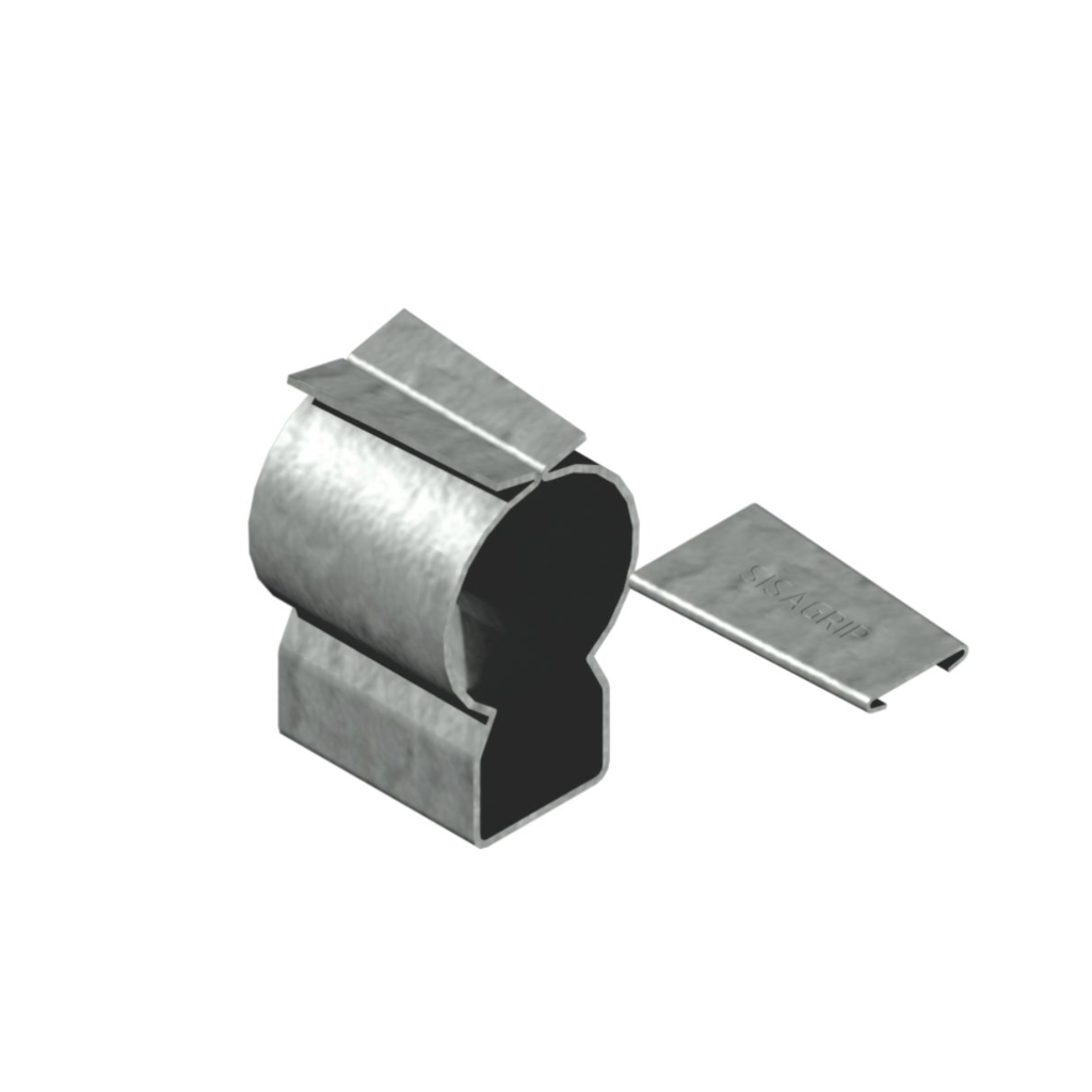 ABRAZADERAS RÁPIDAS GALVANIZADAS EN CALIENTE SISAGRIP ABRAZADERA PARA PARED CAÑO IRAM 2205 (ELECTRICO)	 Para caño 2"