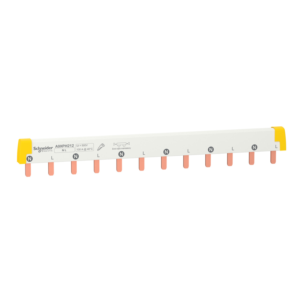 Peine de conexión Bipolar Acti9 12 módulos de 18mm