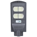 Luz  Solar Garden inalámbrica  60WLED - Recargable - Batería de litio incorporada Apto intemperie IP65 - Control Remoto incluido - Modo automático encendido noche apagado de día - Temporizador + Sensor Mov.enc. 3 / 5 / 8Hs. seleccionable -  Sensor de Movimiento - Enc. / Apagado manual - Ajuste de Brillo KIT DE INSTALACION (BARRAL) Y MONTAJE SIN CARGO