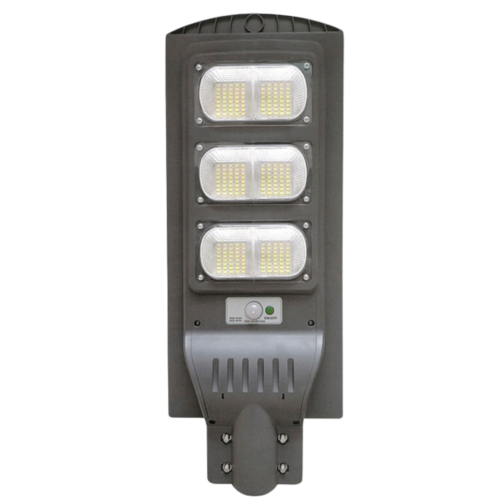 Luz  Solar Garden inalámbrica  80WLED - Recargable - Batería de litio incorporada Apto intemperie IP65 - Control Remoto incluido - Modo automático encendido noche apagado de día - Temporizador + Sensor Mov.enc. 3 / 5 / 8Hs. seleccionable -  Sensor de Movimiento - Enc. / Apagado manual - Ajuste de Brillo KIT DE INSTALACION (BARRAL) Y MONTAJE SIN CARGO