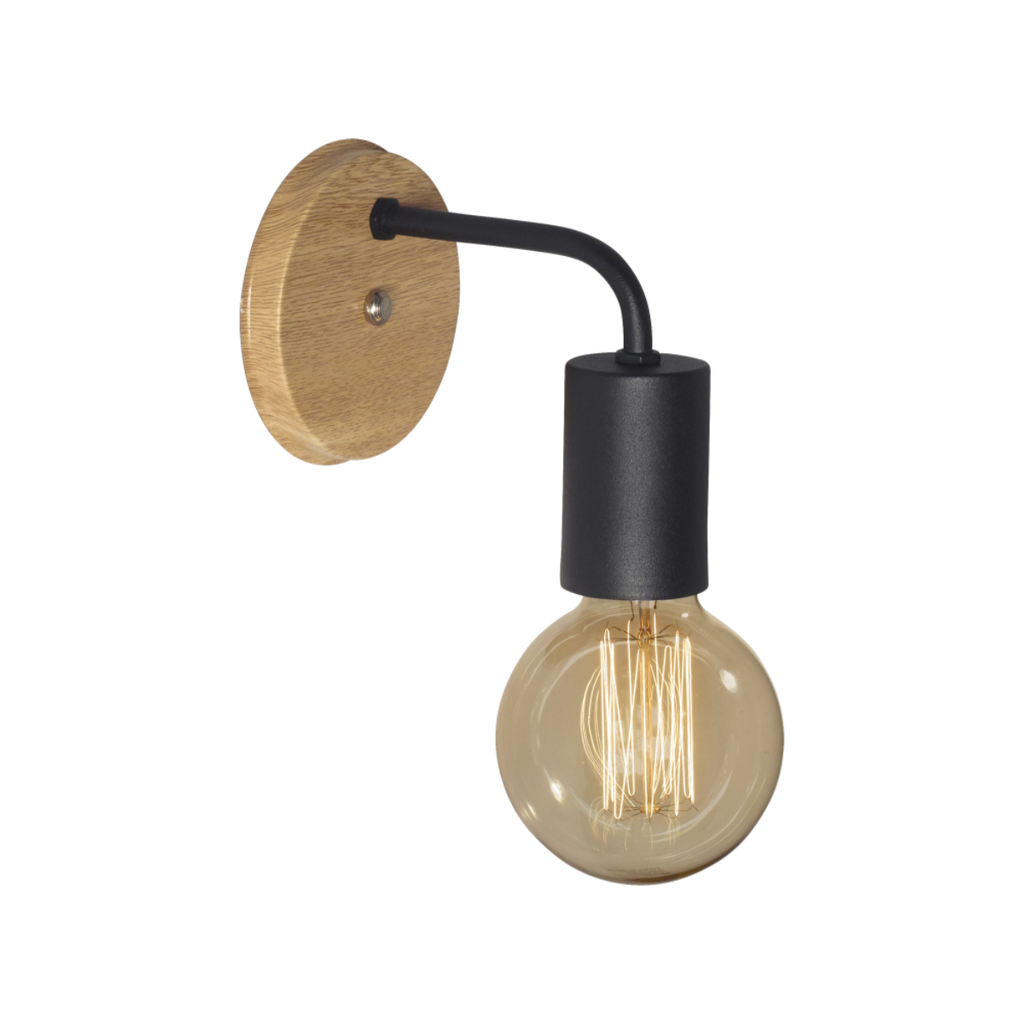 Aplique "IMOLA" 1xE-27 (H:135x An:135x L:145mm.)