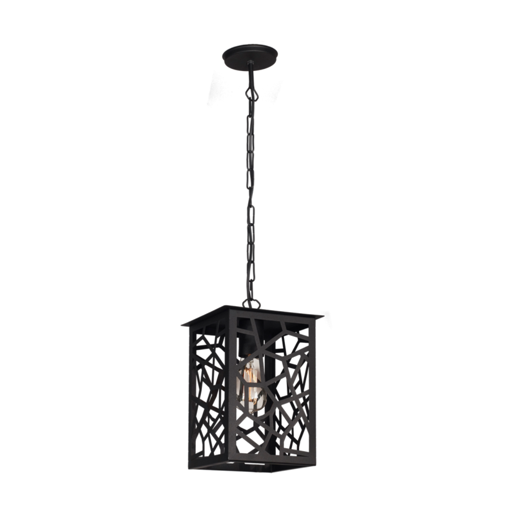 Colgante "CATANIA" 1x E-27 (210x210x280mm.)