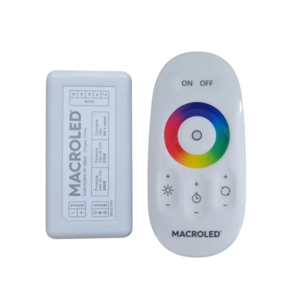 Controlador RGB radiofrecuencia DC12/24V 288/576W