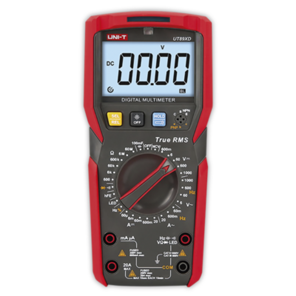 MULTÍMETROS DIGITALES - True RMS - Medición LED