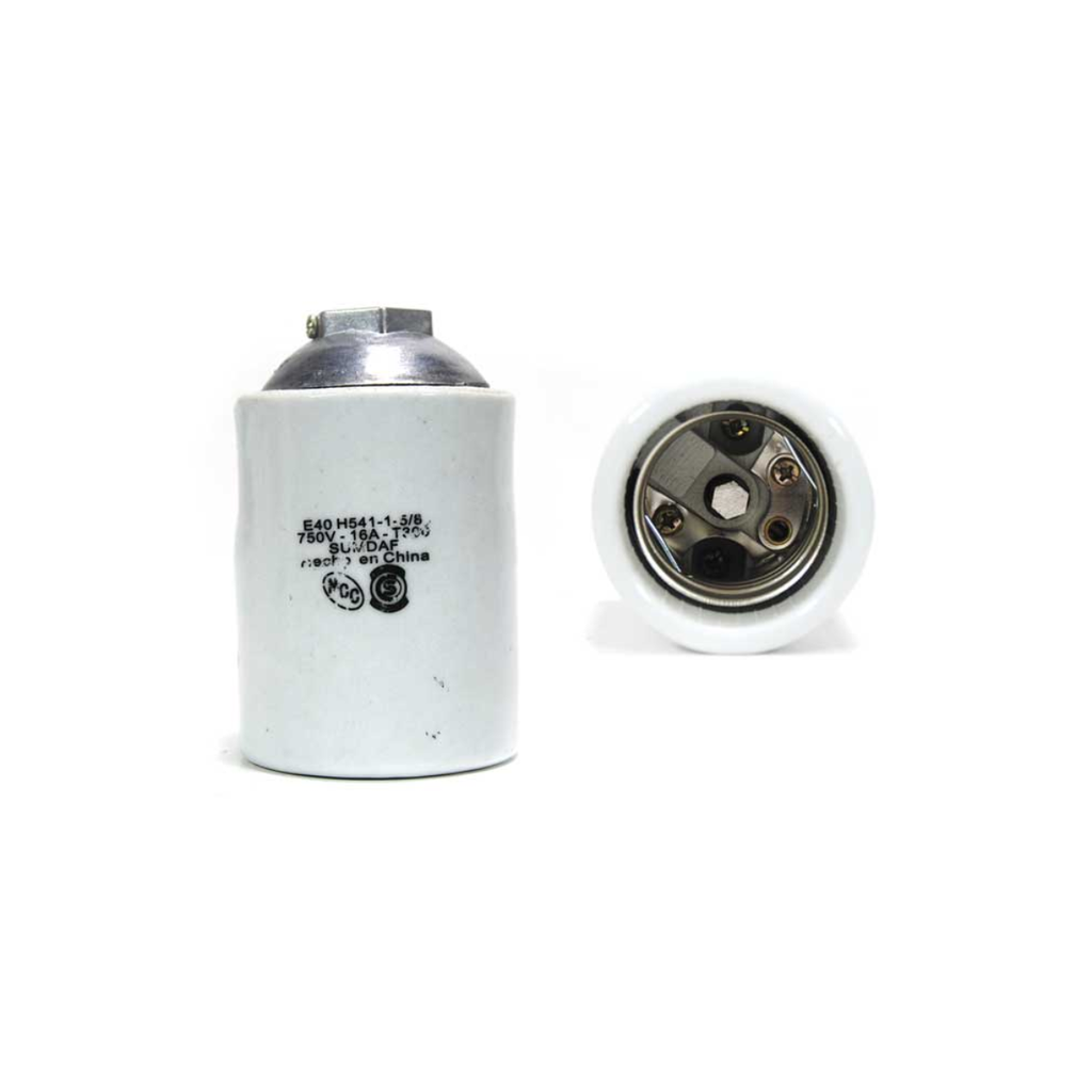 PORTALÁMPARA E40 ESTANDAR CON CASQUILLO 5/8