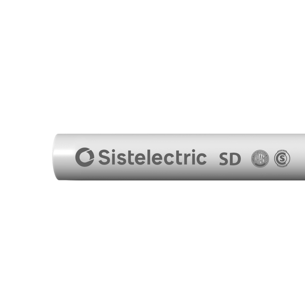 Tubo rígido SISTELECTRIC SD ø40mm x metro