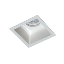 Embutido cuadrado movil aluminio blanco para GU10