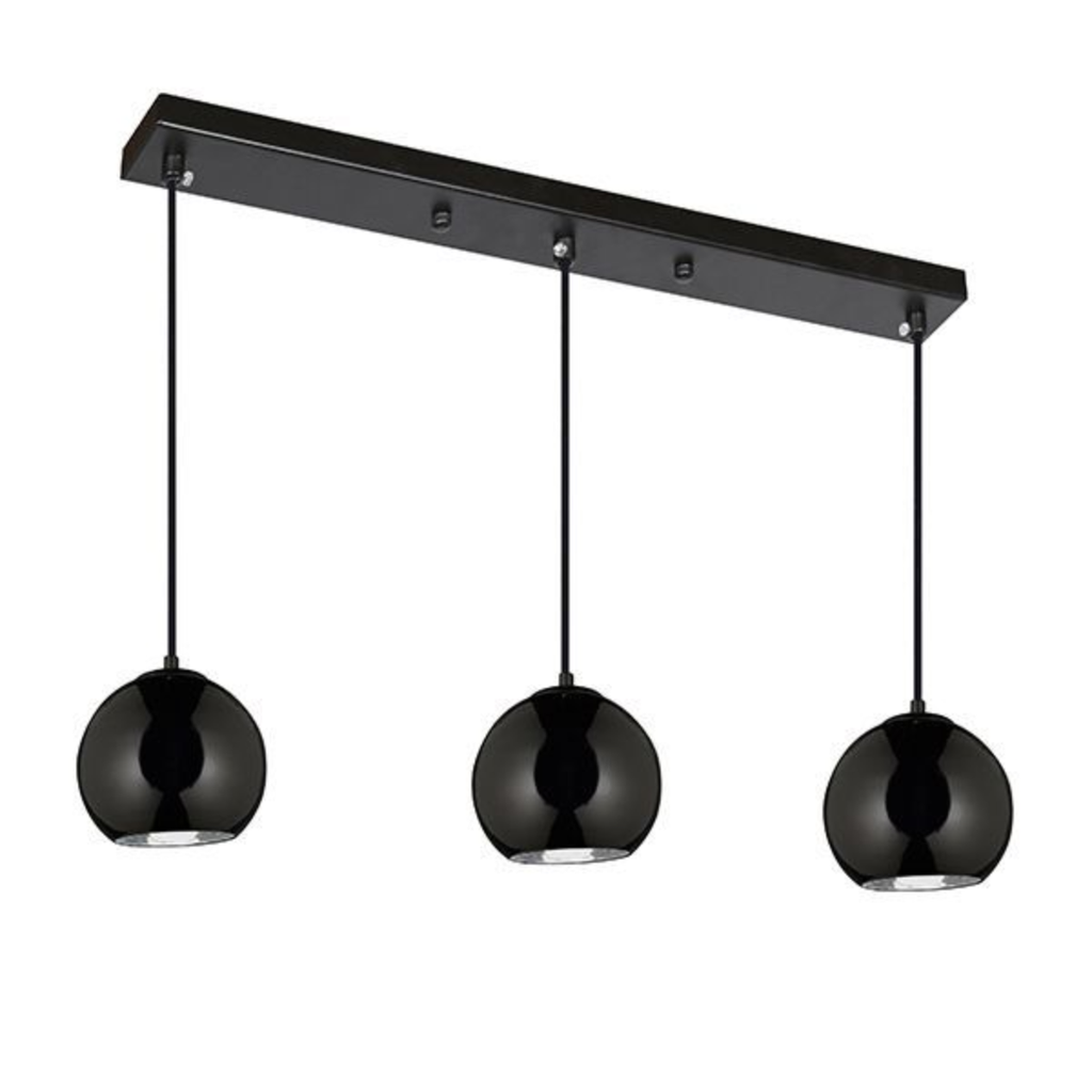ARTEFACTO COLGANTE TOM DIXON TRIPLE NEGRO LEUK