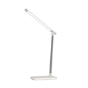 LAMPARA LED VELADOR BLANCO, 5W 300LM, AC100-240V, RA>80, 3 TEMP COLOR, DIMEABLE, CARGADOR INALAMBRICO, SALIDA USB, MEMORIA ULTIMA FUNCION