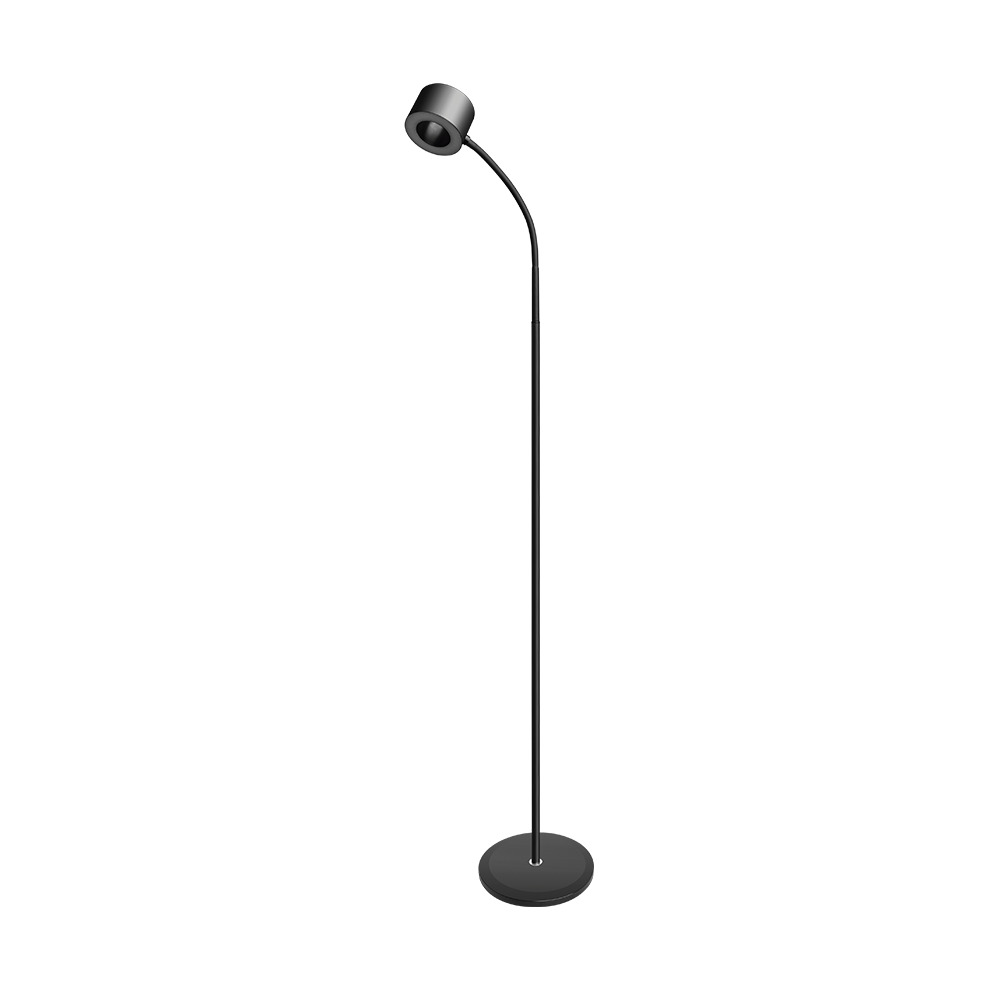 Lamapra de pie dimerizable 11W Macroled negra