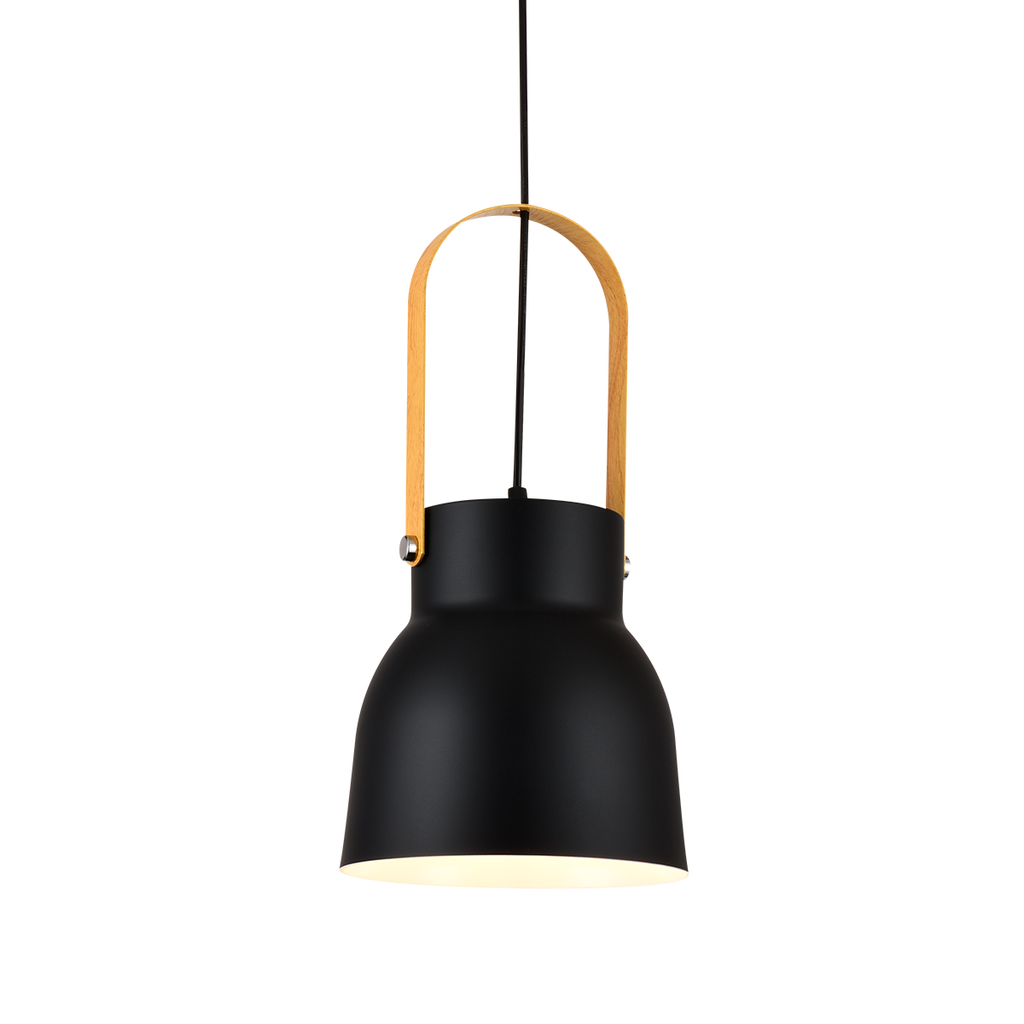 Dis-COLGANTE DE UNA LUZ EN METAL PARA E27, DIAMETRO 19 CM POR 33 ALTO