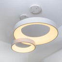 Iluminación Interior suspendidos VK N BAGEL 80W blanco 4960 D800 x H100 mm