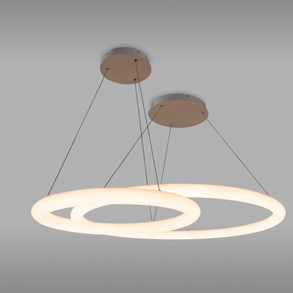 Iluminación Interior suspendidos VK N RONDA 40W blanco 2400 D600 x H53 mm