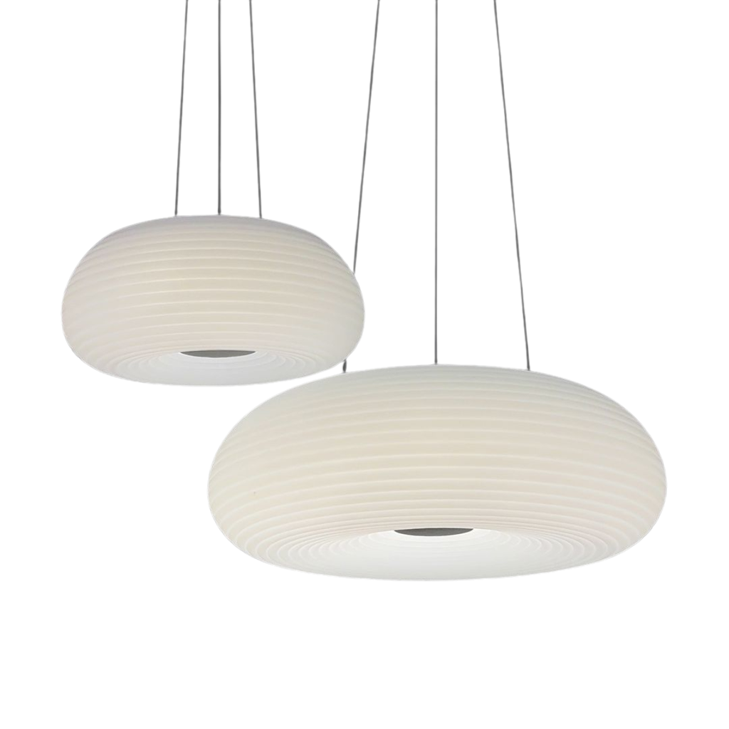 Iluminación Interior suspendidos VK AUSTER 23W blanco900 D280 x H150 mm