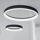 Iluminación Interior suspendidos VK GERS 40W negro 2200 D 600 x H70mm