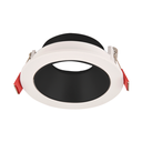 ARTEFACTO DE EMBUTIR REDONDO ANTIDESLUMBRANTE DICRO X1 MOVIL PVC BLANCO-NEGRO