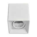 ARTEFACTO PLAFON CUADRADO DICRO X1 MOVIL PVC BLANCO RANURADO