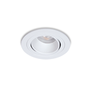 Emb. rerondo movil, aluminio antideslumbrante bco. para GU10