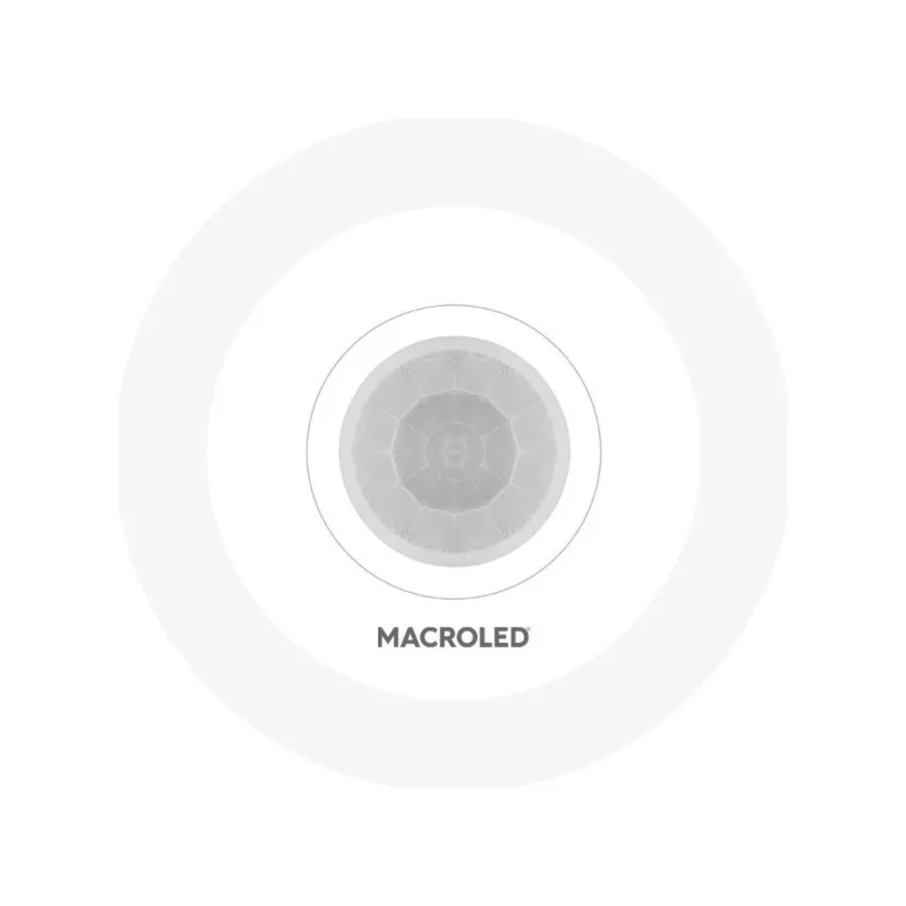 SENSOR DE MOV TECHO MACROLED AC220-240V 2000W MAX, 8M DE ALCANCE, 360º
