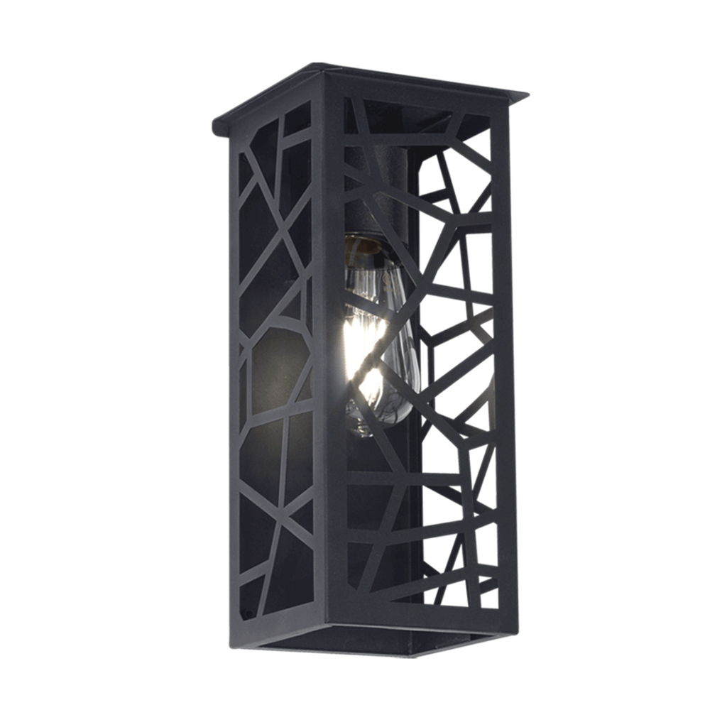 Farol "TARRASA" de hierro p/pared (H:315 mm.)