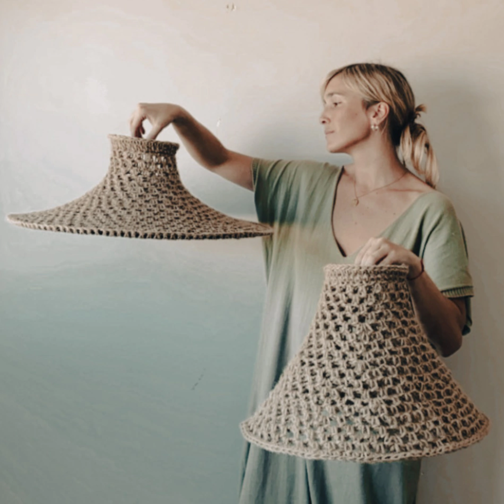 NERVO LAMPARA AVELLINO 15X45X26 TEJIDA EN HILO DE YUTE