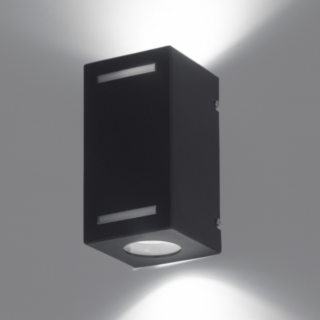 Aplique difusor"BOLONIA" 2xGU-10 (95x95x182mm)