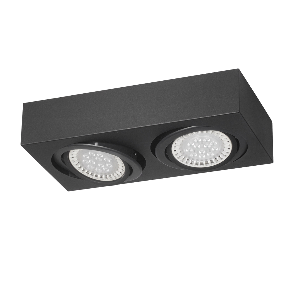 Plafón "RIMINI" 2xGZ-10 (An:194xProf:81xL:370mm)