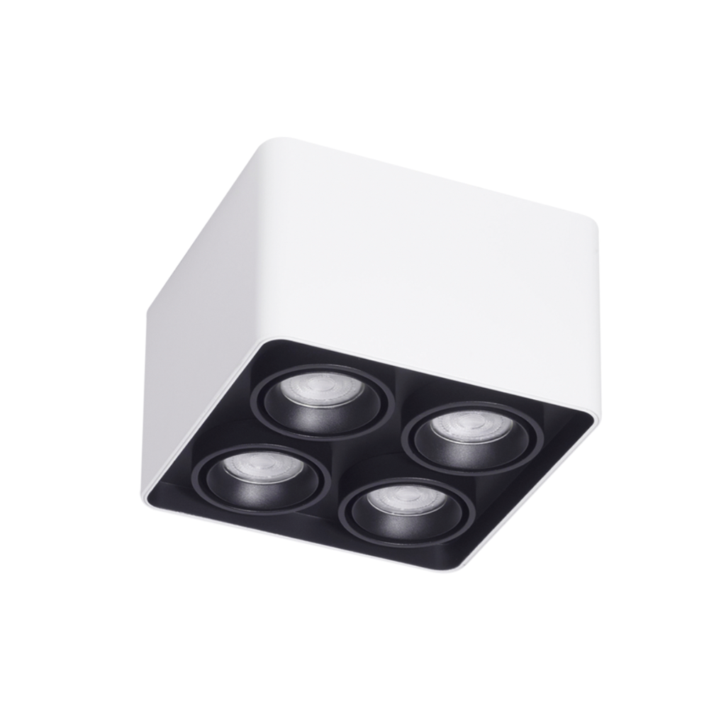 Plafon 4L Cardanico blanco GU10