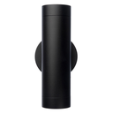 ARTEFACTO BIDIRECCIONAL VIKER VERSATIL PARA USAR COMO SPOT, PLAFON O SUSPENDIDO PARA RIEL, BASE O CIELO RASO X2GU10 NEGRO