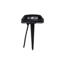 Artefacto para exterior en piso 1 efecto con jabalina negro 135x160mm