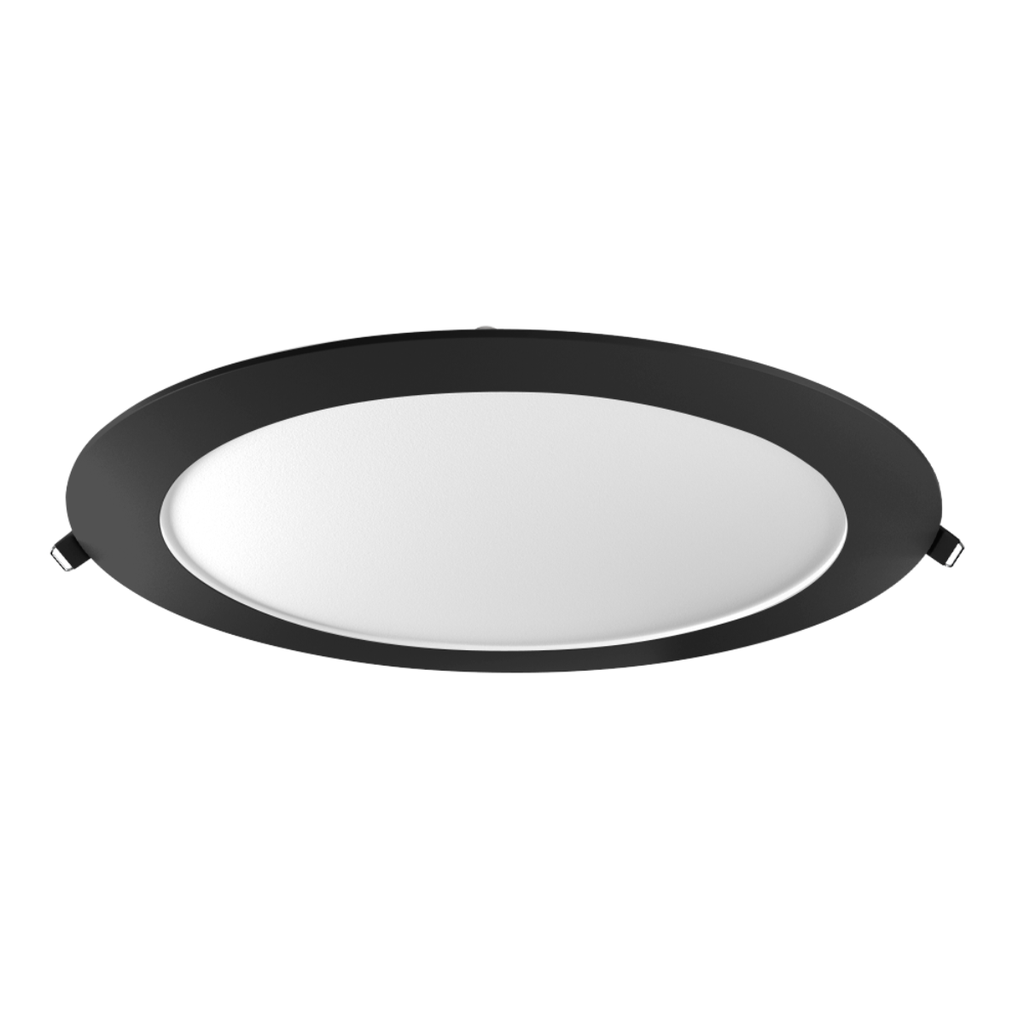 PANEL FLAT CIRCULAR NEGRO MACROLED 18W AC85-265V NEUTRO 4500K