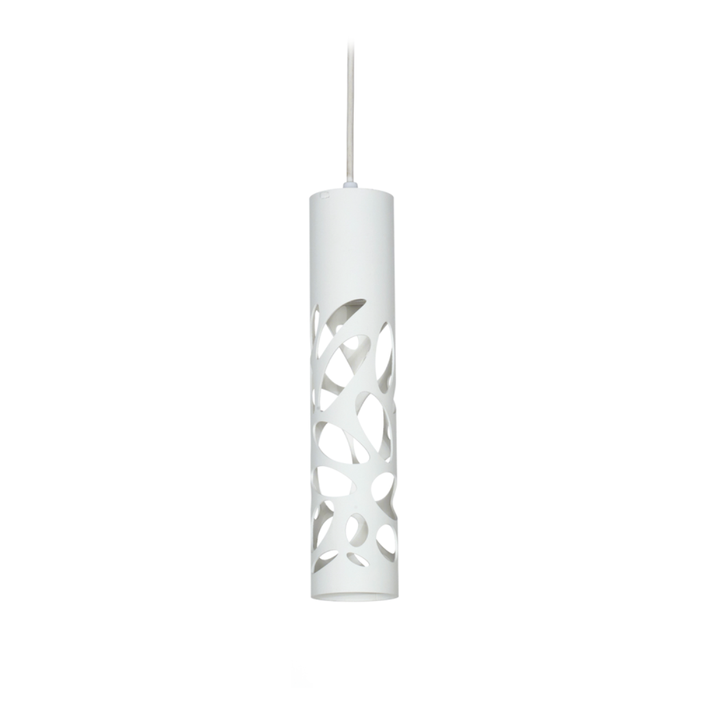 Colgante "TUBO 3" 1 x GU-10 (Ø63 x H:300 mm.)