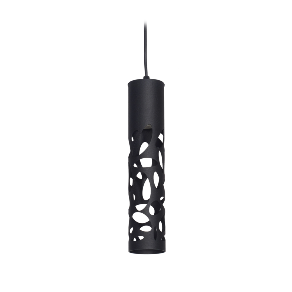 Colgante "TUBO 3" 1 x GU-10 (Ø63 x H:300 mm.)