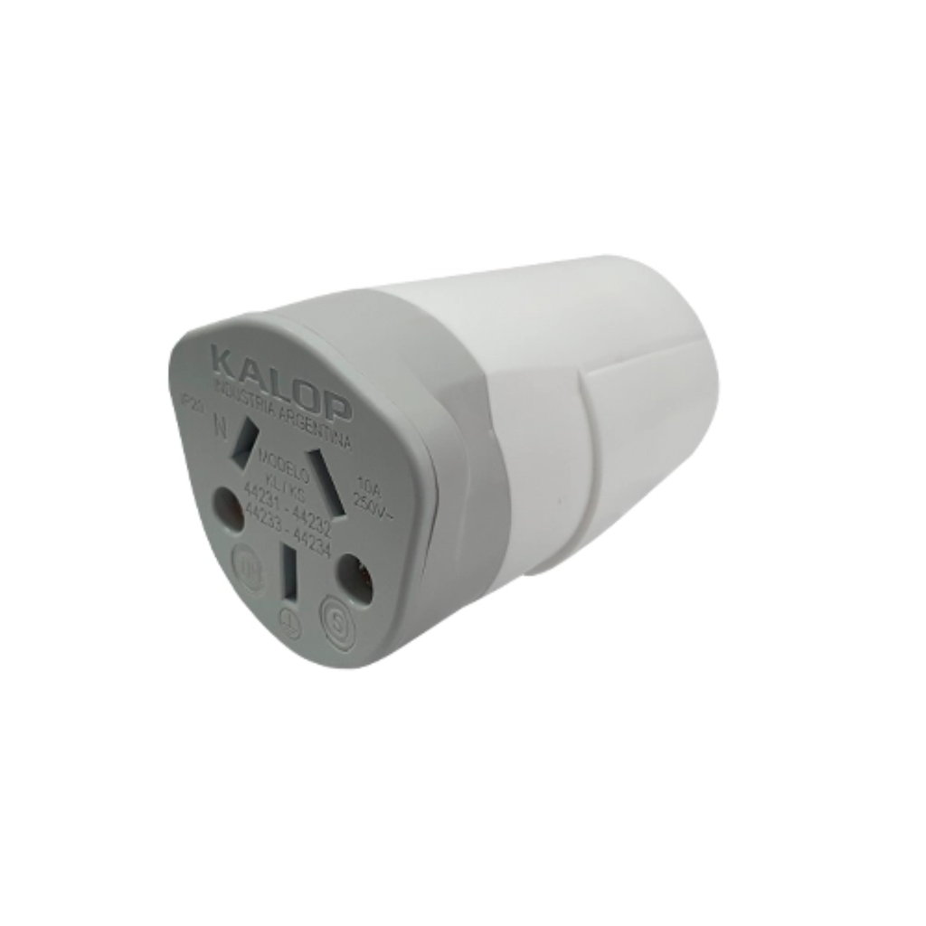 Toma móvil heavy duty blanca (1ca*50u/6)