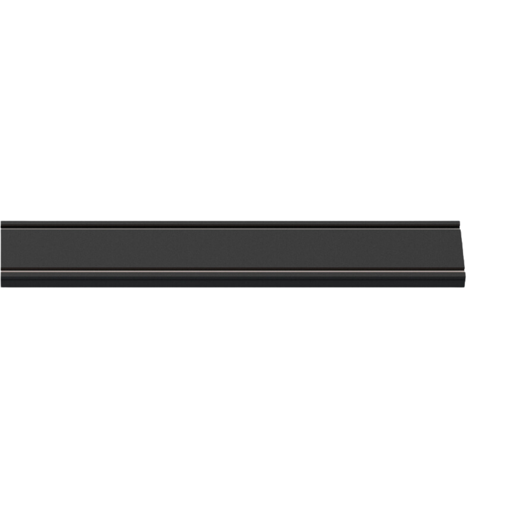 RIEL MAGNETICO SKYLINE NEGRO MACROLED 1M, DC48V, CON ENDCAP