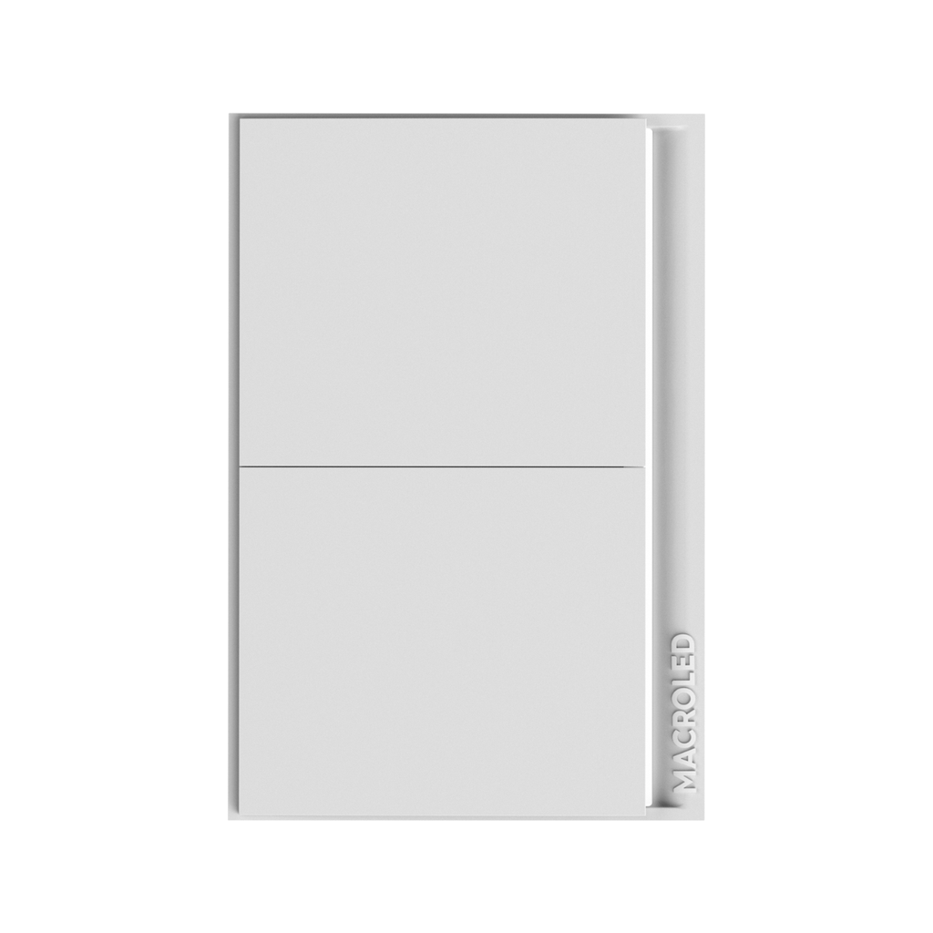 TECLA SMART BLANCO MACROLED 2 PULSADORES AC100-240V MAX 10A CON CAPACITOR