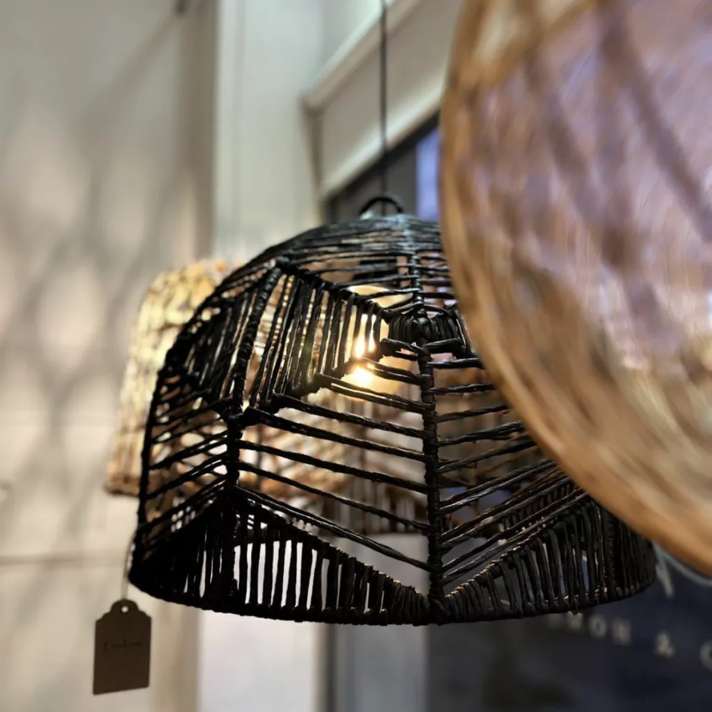 NERVO LAMPARA PARMA 50X35 CORDON NEGRO