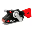 Lijadora de Banda / Potencia: 900 W / RPM: 180...330m min / Lija: 76 x 553 / Puño auxiliar ajustable / Uso estacionario / VelocidadVariable /  Incluye: Maletín Plástico, 3 Lijas, 1 saco colector de polvo, 2 grampas, 1 superficie equalizer, 1 adaptador para aspirador