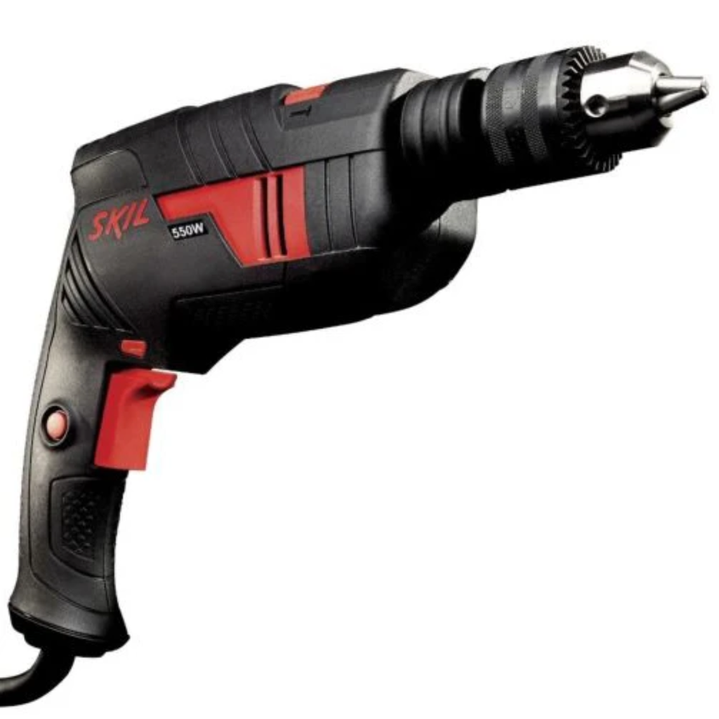 Taladro con percusión de 13mm. Potencia: 570W. Velocidad variable: 0 a 2800 RPM. Reemplaza a 6055.