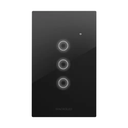 TECLA SMART NEGRO MACROLED 3 CANALES AC100-240V MAX 10A CON CAPACITOR