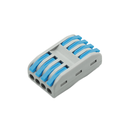 TERMINAL DE CONEXIÓN RAPIDA 4 ENTRADA / 4 SALIDA - AZUL