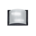 Aplique dos luces de pvc negro