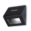 Difusor triangular con ranura, vidrio plano de chapa negro