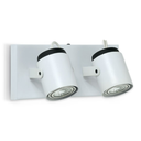 Spot 2 luz para lampara GU10 dicro Led blanco-negro